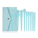 10 pcs Candy Color Makeup Brushes Set With Bag 2020 New Powder Foundation Eyebrow Eyeshadow Blush Make Up Tools Kit