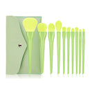 10 pcs Candy Color Makeup Brushes Set With Bag 2020 New Powder Foundation Eyebrow Eyeshadow Blush Make Up Tools Kit