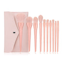 10 pcs Candy Color Makeup Brushes Set With Bag 2020 New Powder Foundation Eyebrow Eyeshadow Blush Make Up Tools Kit