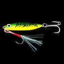 10/15/20/30g jig Shone Hard Bait Fishing Feather Metal jigger Lure Accessories Colorful Crankbait Minnow Sinking Spinning Baits