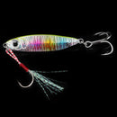 10/15/20/30g jig Shone Hard Bait Fishing Feather Metal jigger Lure Accessories Colorful Crankbait Minnow Sinking Spinning Baits