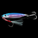 10/15/20/30g jig Shone Hard Bait Fishing Feather Metal jigger Lure Accessories Colorful Crankbait Minnow Sinking Spinning Baits