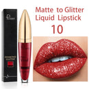18 Color Matte To Shiny Glitter Liquid Lipstick Shiny Lip Gloss Diamond Waterproof Long Lasting Pearl Lipgloss Women Lip Makeup