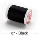 0.4 0.5 0.6mm Round Waxed Thread Polyester Cord Wax Coated Strings for Braided Bracelets DIY Accessories or Leather Craft Sewing
