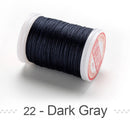 0.4 0.5 0.6mm Round Waxed Thread Polyester Cord Wax Coated Strings for Braided Bracelets DIY Accessories or Leather Craft Sewing