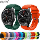 20mm 22mm Band for Samsung Galaxy Watch 3/46mm/42mm/active 2 Gear s3 Frontier/S2 silicone bracelet Huawei GT/2/2e/GT2 Pro strap