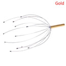 1PCS Unisex Octopus Head Scalp Relaxation Massage Pain Relief Body Massager Stress Release Relaxing Claw Metal Massager Device