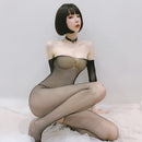 Fishnet Bodysuits Catsuit Womens Transparent Open Crotch Sex Clothes See Through Body Stockings Mesh Mesh Hot Erotic Lingerie