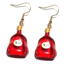 30 Style Cute Bottle Earrings Girls Women Dangle Jewelry Gift Lovely Cola Vodka Whisky Beer Red Wine New Interesting Fashion