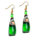 30 Style Cute Bottle Earrings Girls Women Dangle Jewelry Gift Lovely Cola Vodka Whisky Beer Red Wine New Interesting Fashion