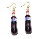 30 Style Cute Bottle Earrings Girls Women Dangle Jewelry Gift Lovely Cola Vodka Whisky Beer Red Wine New Interesting Fashion