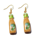 30 Style Cute Bottle Earrings Girls Women Dangle Jewelry Gift Lovely Cola Vodka Whisky Beer Red Wine New Interesting Fashion