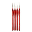 1Set Numbers Brushes Artistic Accessories Multipurpose Painting Supplies Sketch Pen Oil Painting Pens Red/Black Wooden