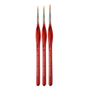 1Set Numbers Brushes Artistic Accessories Multipurpose Painting Supplies Sketch Pen Oil Painting Pens Red/Black Wooden