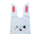 20/50pcs Rabbit Gift Bags Cones Transprant Plastic Bag Carrot Candy Bags Kids Birthday Party Decoration Easter Party Decorations
