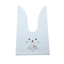 20/50pcs Rabbit Gift Bags Cones Transprant Plastic Bag Carrot Candy Bags Kids Birthday Party Decoration Easter Party Decorations