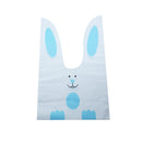 20/50pcs Rabbit Gift Bags Cones Transprant Plastic Bag Carrot Candy Bags Kids Birthday Party Decoration Easter Party Decorations