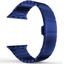 series 6/5/4/3/2/1/SE strap for apple watch band 44mm 42mm iwatch band 40mm 38mm metal bracelet Butterfly buckle watchband