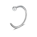 1pcs U Shaped Fake Nose Ring Hoop Septum Rings Stainless Steel Nose Piercing Fake Piercing Oreja Pircing Jewelry