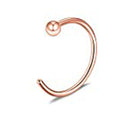 1pcs U Shaped Fake Nose Ring Hoop Septum Rings Stainless Steel Nose Piercing Fake Piercing Oreja Pircing Jewelry