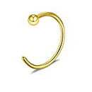 1pcs U Shaped Fake Nose Ring Hoop Septum Rings Stainless Steel Nose Piercing Fake Piercing Oreja Pircing Jewelry