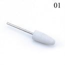 1pcs Silicone Nail Drill Milling Cutter Drill Bits Files Burr Buffer for Electric Machine Nail Art Grinder Cuticle Cutter Tools