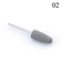 1pcs Silicone Nail Drill Milling Cutter Drill Bits Files Burr Buffer for Electric Machine Nail Art Grinder Cuticle Cutter Tools