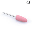 1pcs Silicone Nail Drill Milling Cutter Drill Bits Files Burr Buffer for Electric Machine Nail Art Grinder Cuticle Cutter Tools
