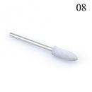 1pcs Silicone Nail Drill Milling Cutter Drill Bits Files Burr Buffer for Electric Machine Nail Art Grinder Cuticle Cutter Tools