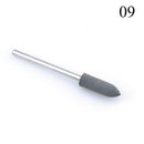 1pcs Silicone Nail Drill Milling Cutter Drill Bits Files Burr Buffer for Electric Machine Nail Art Grinder Cuticle Cutter Tools