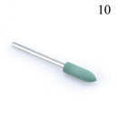 1pcs Silicone Nail Drill Milling Cutter Drill Bits Files Burr Buffer for Electric Machine Nail Art Grinder Cuticle Cutter Tools