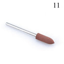 1pcs Silicone Nail Drill Milling Cutter Drill Bits Files Burr Buffer for Electric Machine Nail Art Grinder Cuticle Cutter Tools