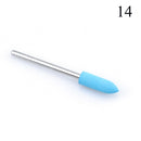 1pcs Silicone Nail Drill Milling Cutter Drill Bits Files Burr Buffer for Electric Machine Nail Art Grinder Cuticle Cutter Tools