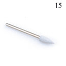 1pcs Silicone Nail Drill Milling Cutter Drill Bits Files Burr Buffer for Electric Machine Nail Art Grinder Cuticle Cutter Tools