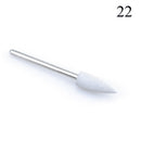 1pcs Silicone Nail Drill Milling Cutter Drill Bits Files Burr Buffer for Electric Machine Nail Art Grinder Cuticle Cutter Tools