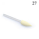 1pcs Silicone Nail Drill Milling Cutter Drill Bits Files Burr Buffer for Electric Machine Nail Art Grinder Cuticle Cutter Tools