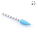 1pcs Silicone Nail Drill Milling Cutter Drill Bits Files Burr Buffer for Electric Machine Nail Art Grinder Cuticle Cutter Tools