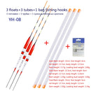 3pcs/lot Electric Fishing Floats Night Light Luminous Float Balsa Boya Fresh Water Flotador Carp Fishing Tackles Without Battery