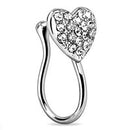 1Piece Stainless Steel Heart Clip On Nose Ring Star Fake Nose Piercing Clip On Cross Nose Clip Fake Jewelry Faux Piercing Nez
