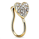 1Piece Stainless Steel Heart Clip On Nose Ring Star Fake Nose Piercing Clip On Cross Nose Clip Fake Jewelry Faux Piercing Nez