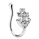 1Piece Stainless Steel Heart Clip On Nose Ring Star Fake Nose Piercing Clip On Cross Nose Clip Fake Jewelry Faux Piercing Nez