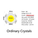 20pcs a Lot High Power LED COB Light Bulb 20mm 3W 5W 7W 10W Use 250mA/300mA LED Source Chip Light Lamp SpotLight Downlight Lamps