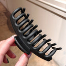 2021 Korean Solid Big Hair Claws Elegant Frosted Acrylic Hair Clips Hairpins Barrette Headwear for Women Girls Hair Accessories
