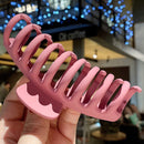 2021 Korean Solid Big Hair Claws Elegant Frosted Acrylic Hair Clips Hairpins Barrette Headwear for Women Girls Hair Accessories