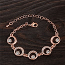 2020 New Woman Bracelets Mulitlayer Gold Color Chain Heart Bracelets & Bangles Charm Bracelets For Women Crystal Bracelets
