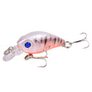 1 PCS Minnow Fishing Lure 45mm 3.8g Crankbait Hard Bait Topwater Artificial Wobbler Bass Japan Fly Fishing Accessories