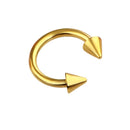 1pc metal Horseshoe Fake Nose Ring C Clip BCR Septum Lip stainless steel Piercing Falso Nose Rings Hoop For Women Men