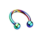 1pc metal Horseshoe Fake Nose Ring C Clip BCR Septum Lip stainless steel Piercing Falso Nose Rings Hoop For Women Men