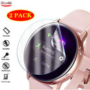 2PCS Screen Protector For Samsung Galaxy watch active 2 44mm 40mm 3D HD Ultra-thin Full Protective film watchband Accessories