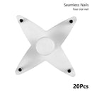 20PCS White Painting Photo Plastic Invisibl Nail Plastic Hanging Hanger Home Decor Wall Hooks Mount Picture Frame Seamless Nail
